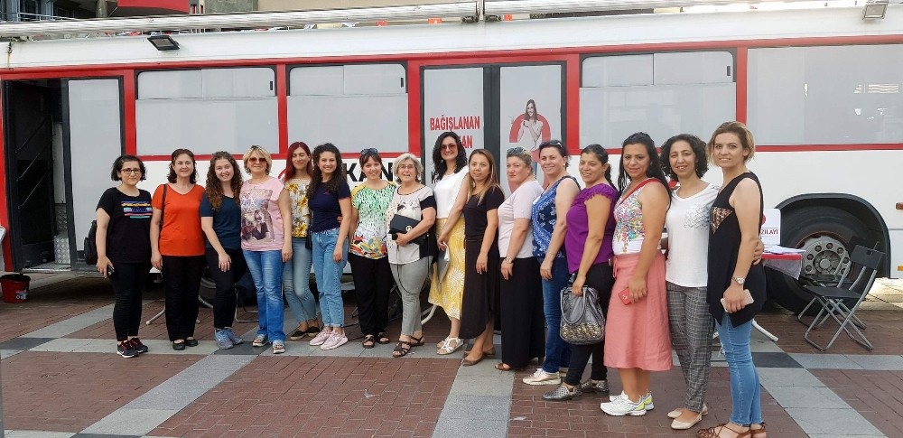Nazilli’de kadınlardan kök hücre ve kan bağışı 