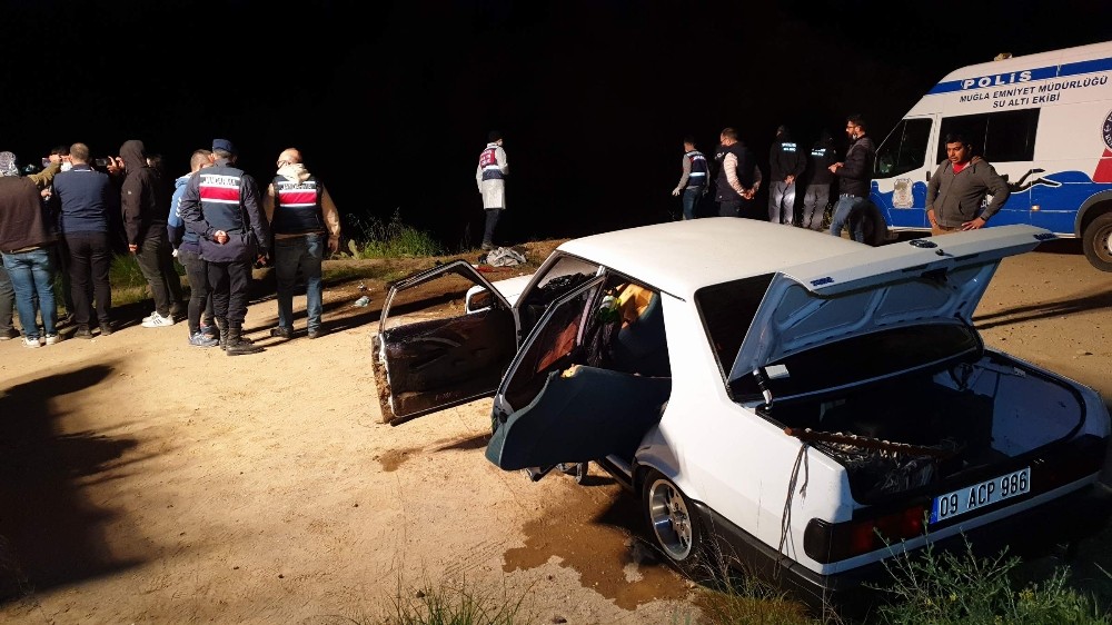 Nazilli’de kontrolden çıkan araç baraj göletine uçtu: 1 ölü 