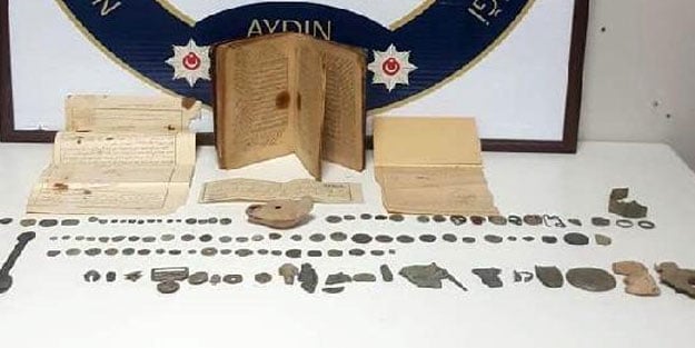 Nazilli'de tarihi eser operasyonu! 1 kişi gözaltında