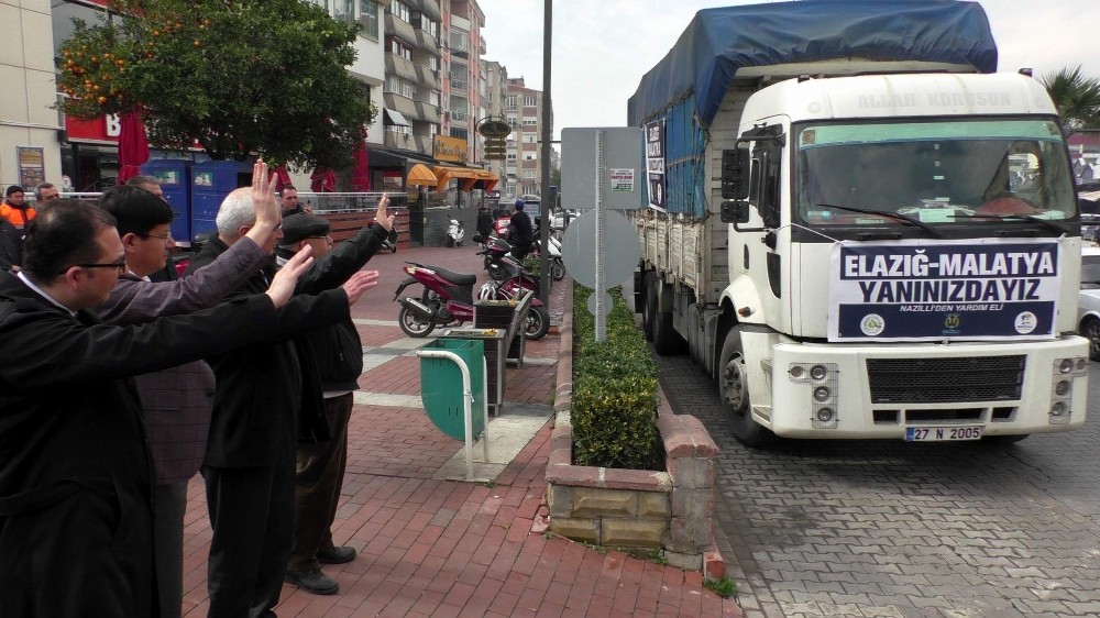Nazilli’den Elazığ ve Malatya’ya şefkat eli 