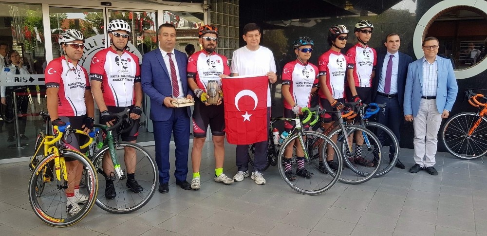Nazilli’nin toprağını bisikletle Anıtkabir’e yaşıyacaklar 