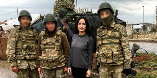 Nazlı Çelik Mehmetçiğin yanında!