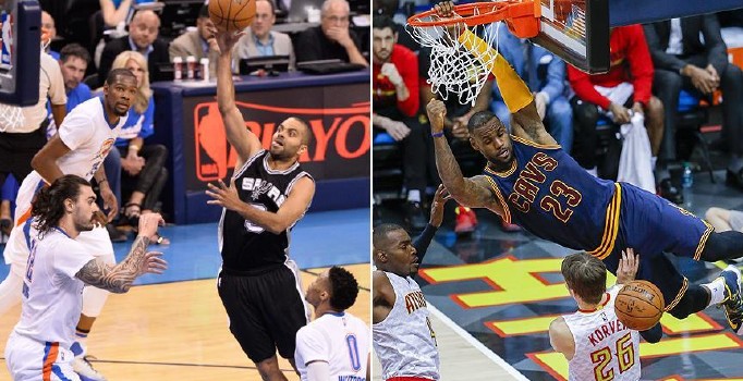 NBA'de Antonio Spurs ve Cleveland Cavaliers kazanan taraf oldu