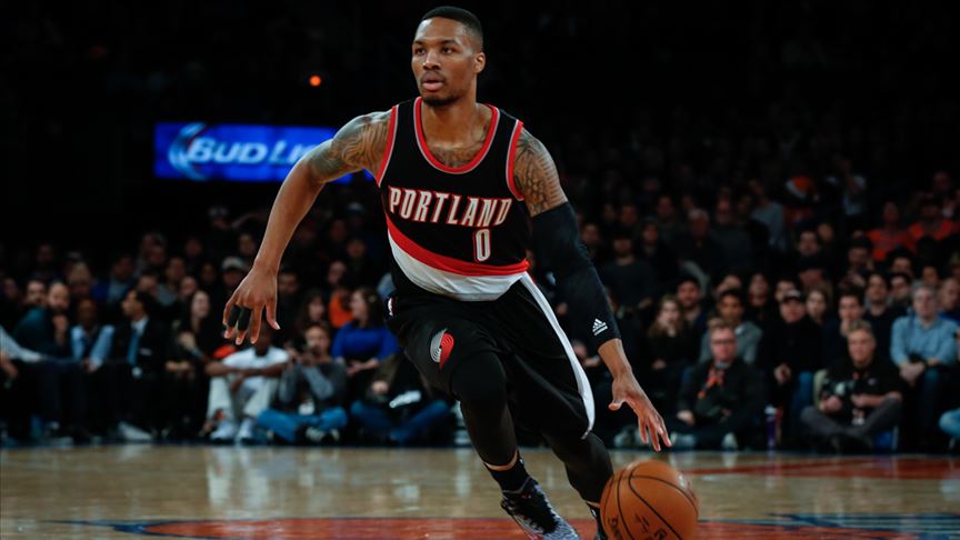 NBA'de Portland Trail Blazers, Lillard'ın üstün performansıyla kazandı