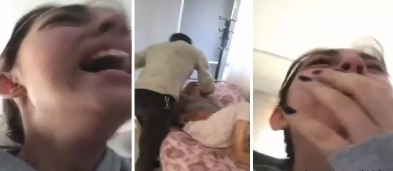 Ne günlere kaldık Allahım! Babası vefat eden kız, o anları kayda alıp sosyal medyadan paylaştı