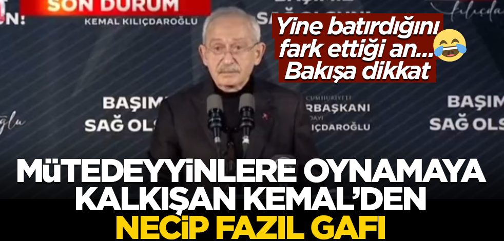 Necip Fazıl sözleri gündem oldu: Klasik Kemal cehaleti