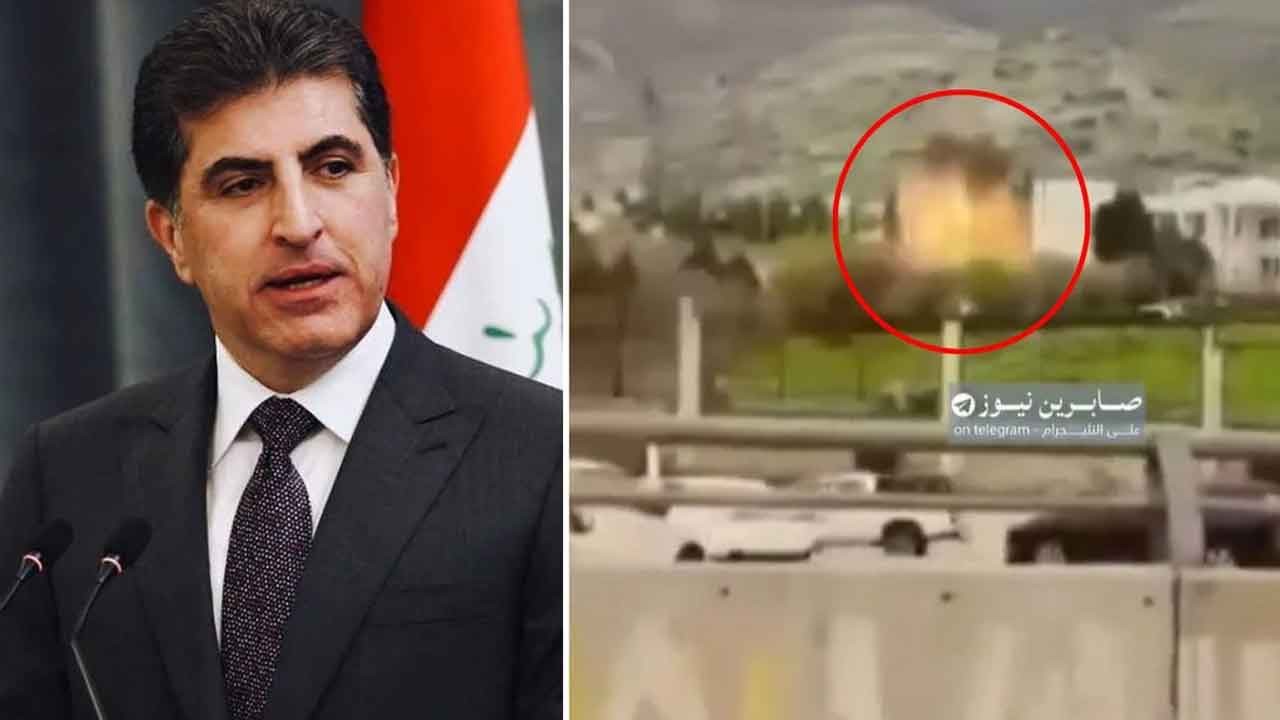 Barzani'nin konutuna saldırı!