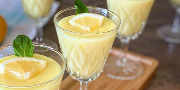 Nefis limonlu muhallebi: Vakti 30 dakika, fazla değil! Komşular öğrenmek için evinizin kapısını çalacak!