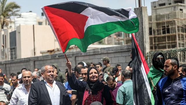 Nekbe'nin 74'üncü yılı dolayısıyla gösteri düzenlendi