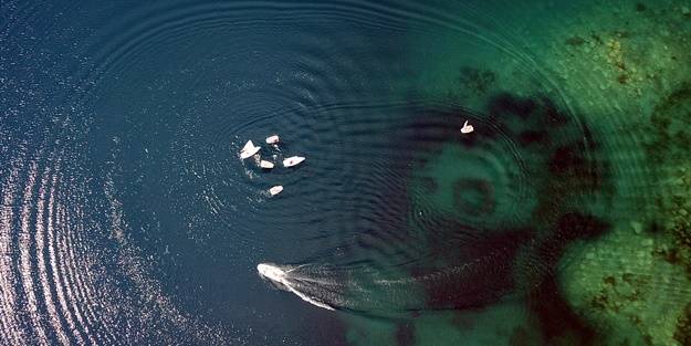 Nemrut Krater Gölü'nde yelken ve gezi etkinliği