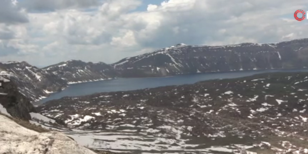 Nemrut Krater Gölünün yolu açılıyor