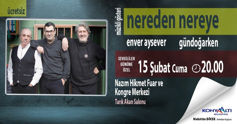 “Nereden Nereye” adlı gösteri Konyaaltı’nda
