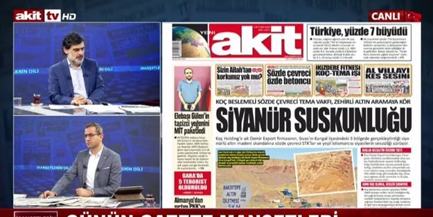 Neredesiniz? Akit manşet attıkça kafayı kuma gömüyorlar