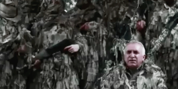 Neredeyse ağlayacaktı.... Karayılan'ın korkusu kameraya böyle yansıdı!
