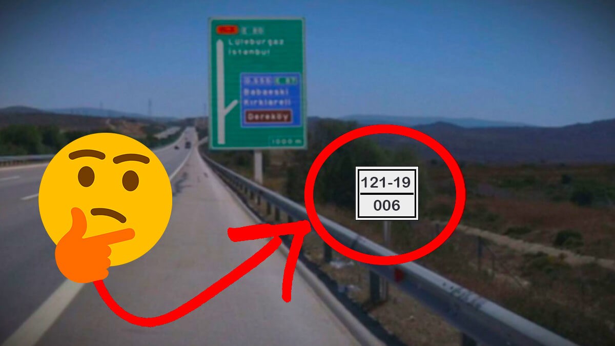 Neredeyse hiç kimse bilmiyor! Yol kenarındaki küçük beyaz tabelalar bakın ne işe yarıyormuş