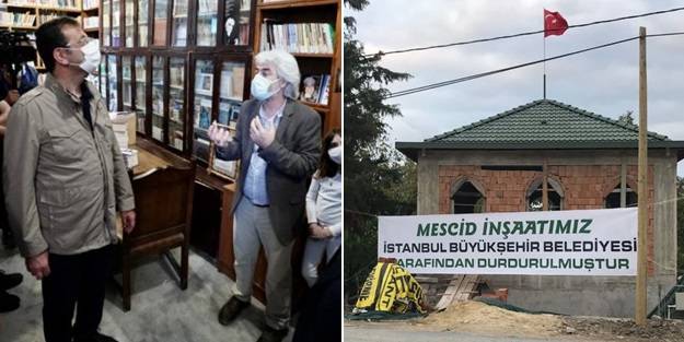 Nesin’e ziyaret mescide kilit