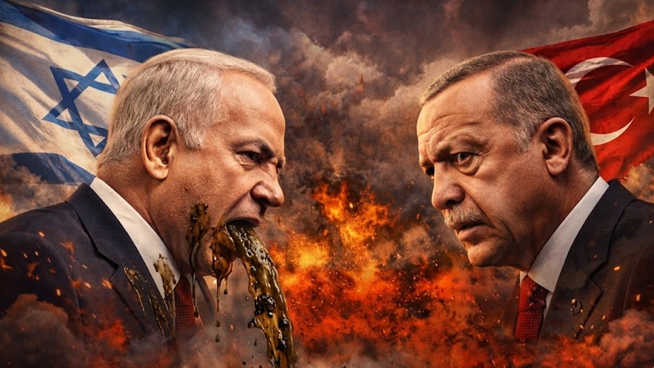 Netanyahu Erdoğan'a karşı salyalarını akıtmaya başladı!