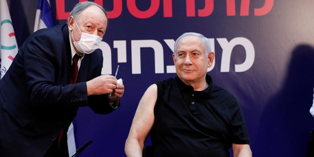 Netanyahu koronavirüs aşısı oldu