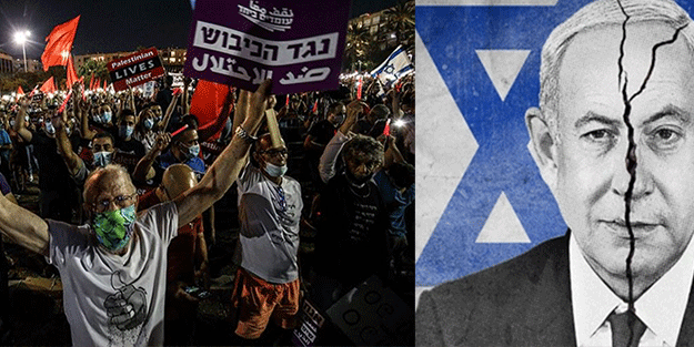 Netanyahu'nun evini bastılar! İsrailliler cinnetin eşiğinde