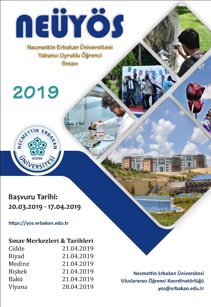 NEÜ’de yabancı uyruklu öğrenci sınavı başvuruları başladı 