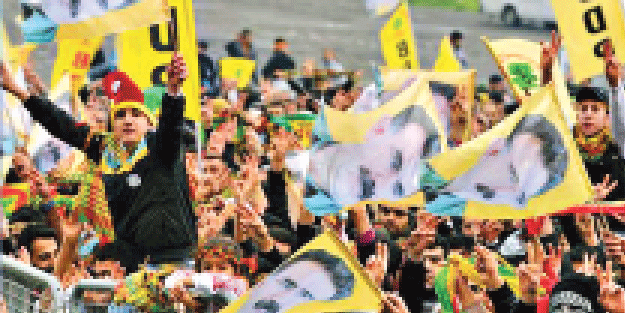 Nevruz etkinliğinde PKK propagandası! Emniyet olaya el attı