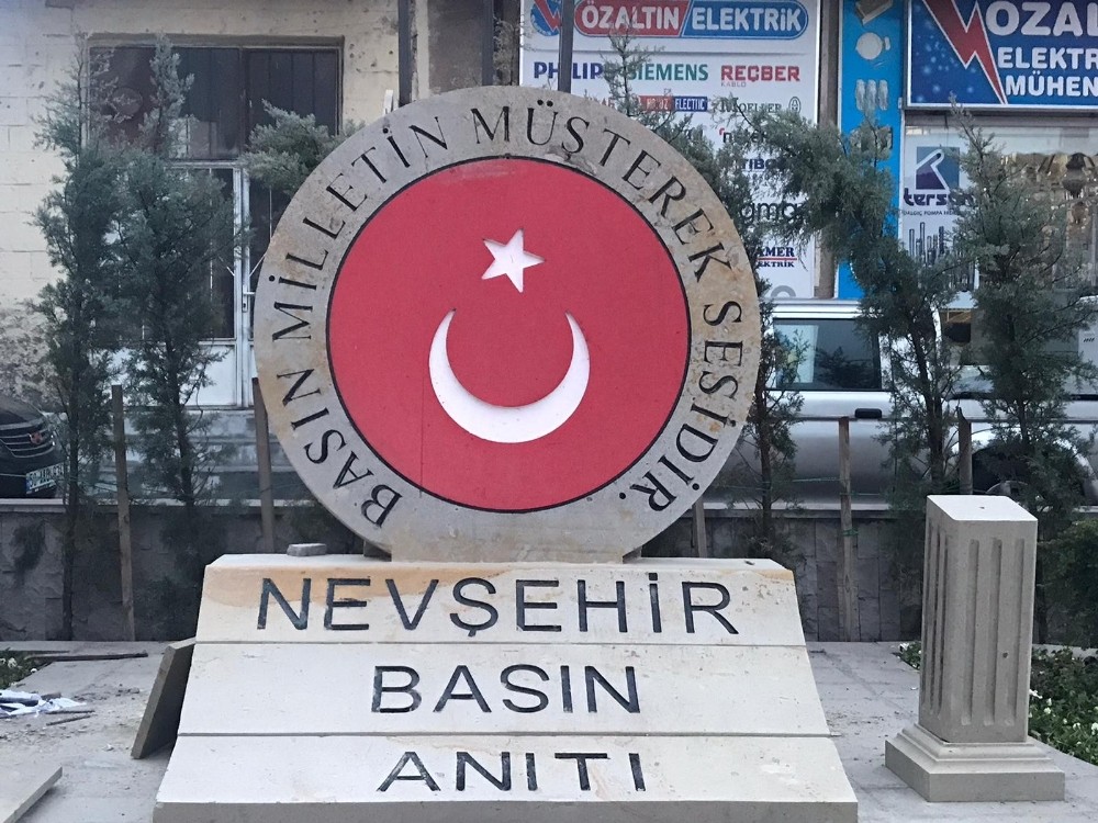 Nevşehir Basın Anıtı yarın açılıyor 