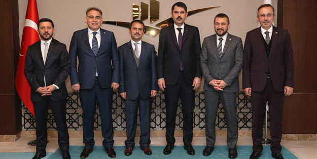 Nevşehir heyeti Bakan Dönmez'e ziyarette bulundu