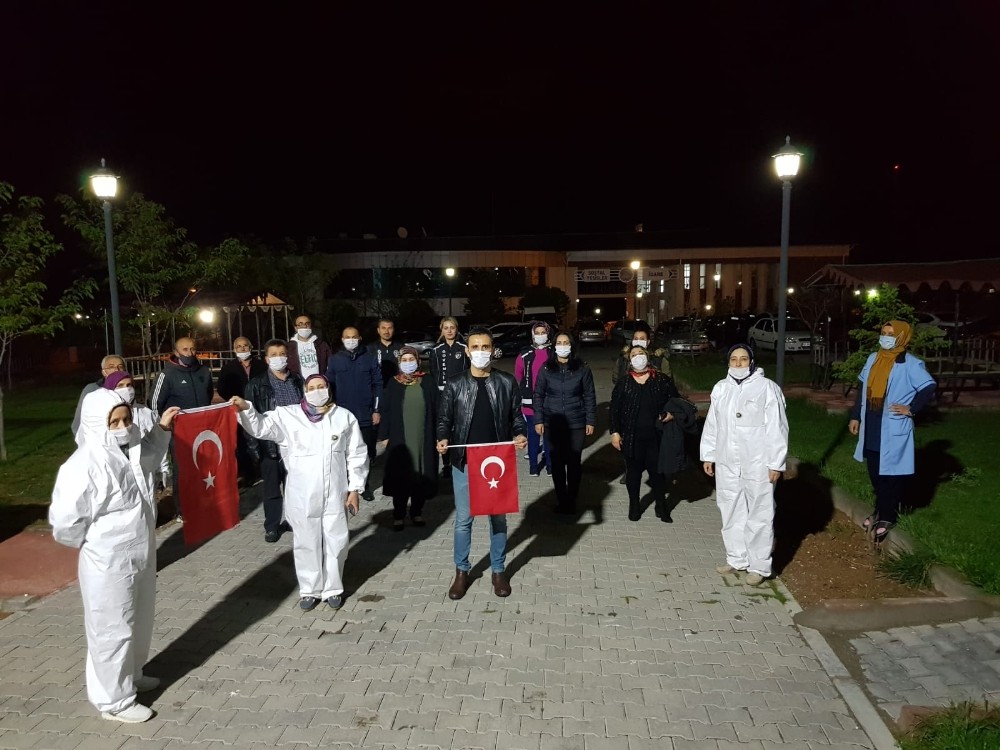 Nevşehir’de karantina altındaki vatandaşlara eğlence düzenlendi 