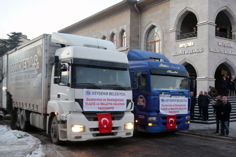 Nevşehir’de son yardım tırı bu akşam yola çıkıyor 