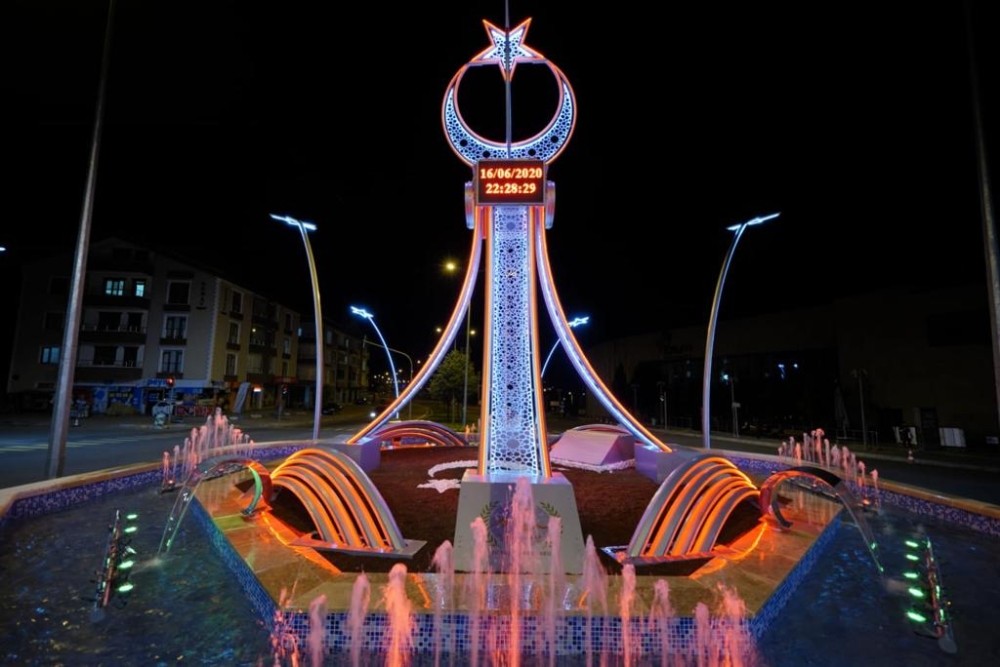 Nevşehir’in gece görüntüsü hayran bıraktı 