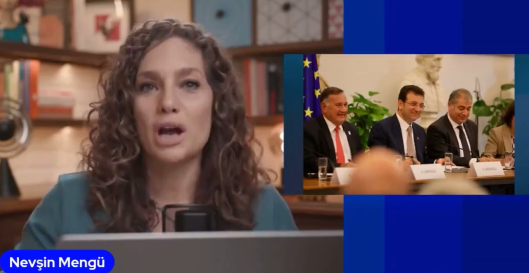 Nevşin Mengü faturayı Ekrem’e kesti