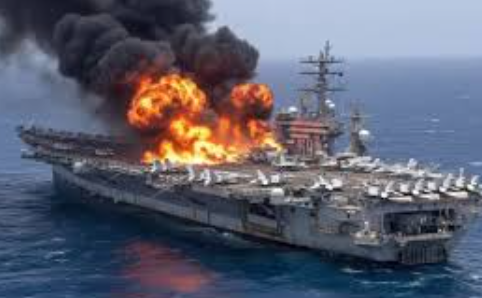 New York Times sızdırdı: ABD uçak gemisi artık görev yapamaz halde! Yangın 30 saat sonra söndürülebildi