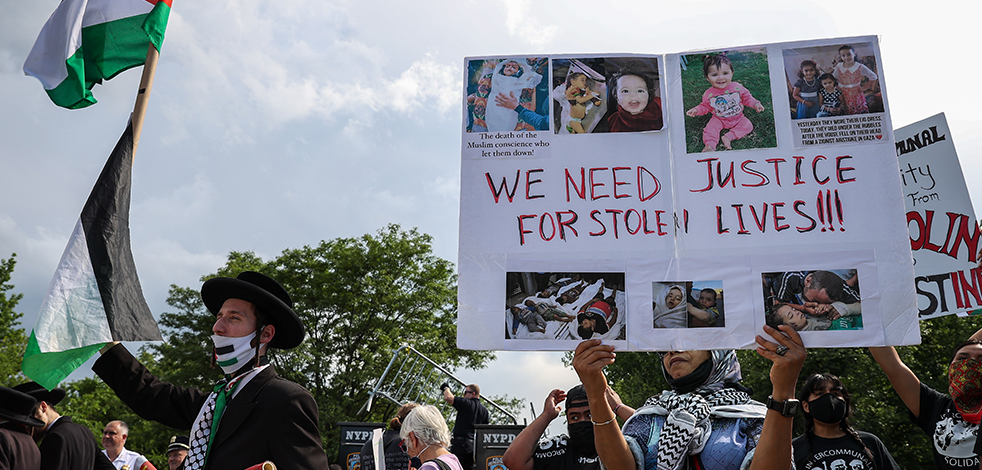 New York'ta İsrail kınandı ve ‘Özgür Filistin’ gösterisi yapıldı