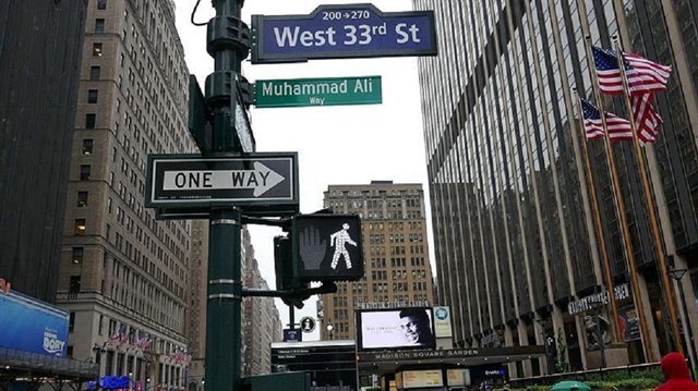 New York'ta sokağa 'Muhammed Ali' ismi verildi