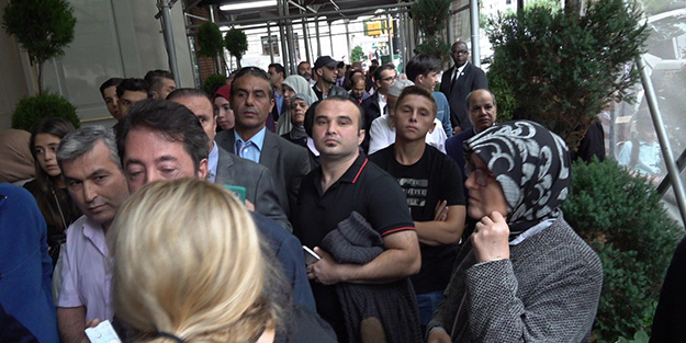 New York'ta Türkler Erdoğan'ı bekliyor