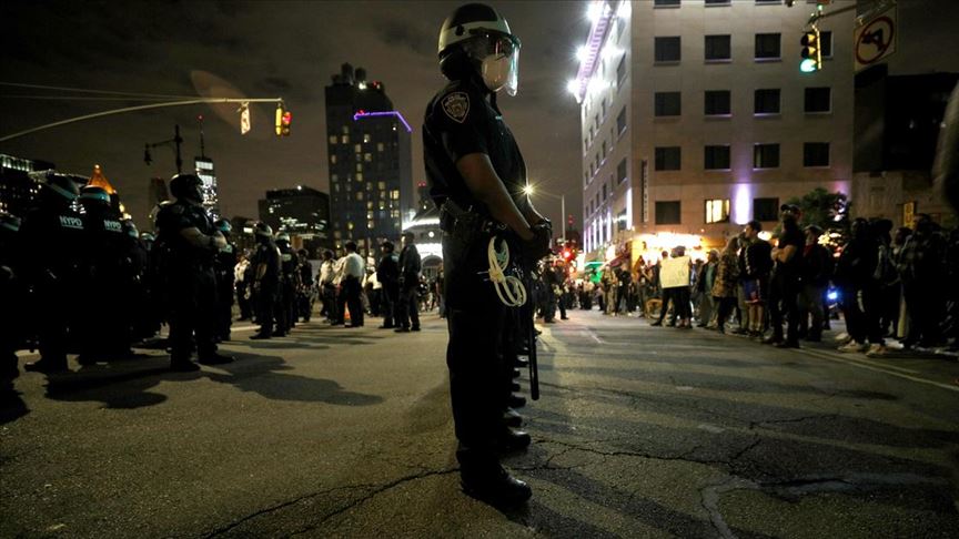 New York'taki 'George Floyd protestoları' sakin geçti