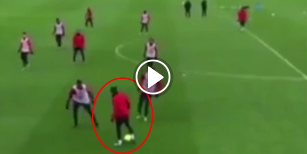 Neymar antrenmanda şov yaptı