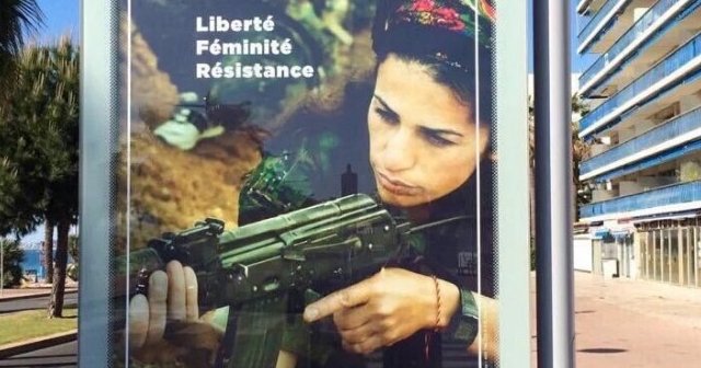 Fransa sokaklarında terör propagandası yapılmıştı