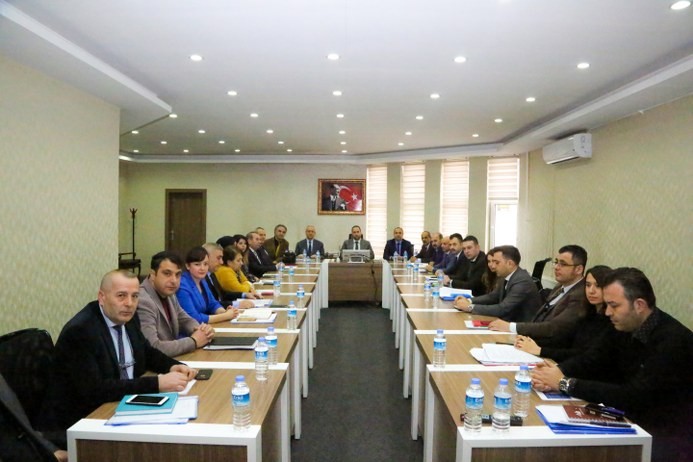 Niğde Belediyesi birim müdürleri toplantısı yapıldı 