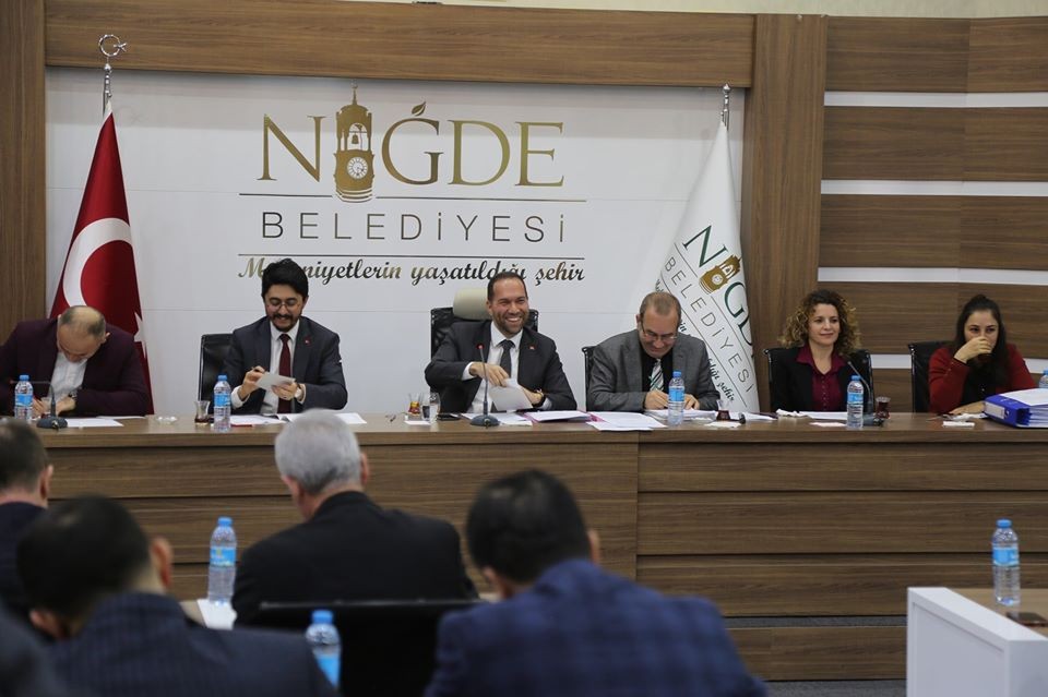 Niğde Belediyesi yılın ilk Meclis toplantısını yaptı 