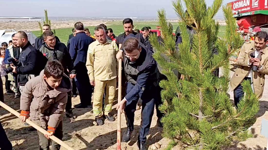 Niğde’de fidanlar toprakla buluştu