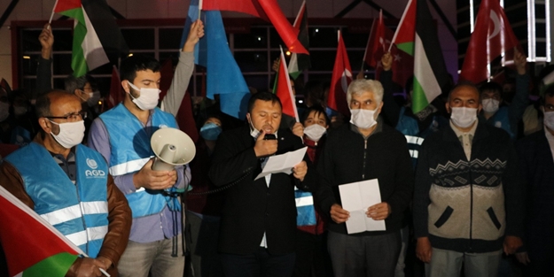 Niğde’de Filistin’e destek konvoyu düzenlendi