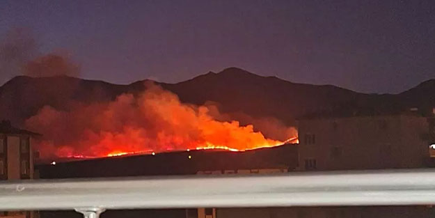 Niğde’de mera alanı yandı