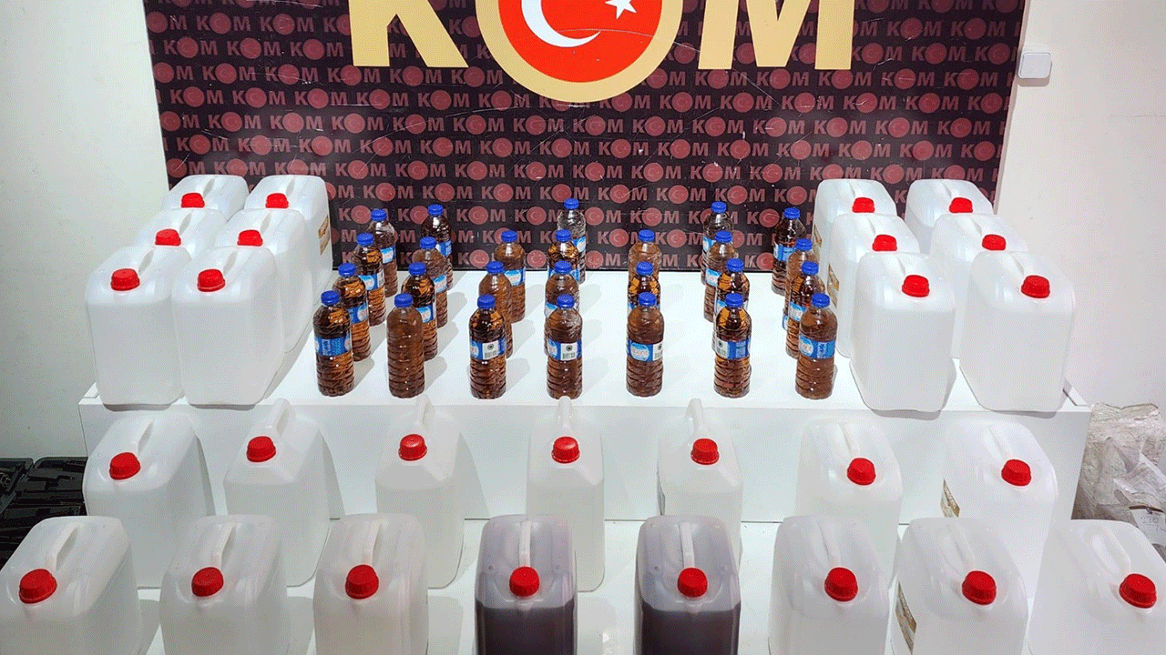 Niğde’de sahte alkol operasyonu! Zehir ticaretine geçit yok