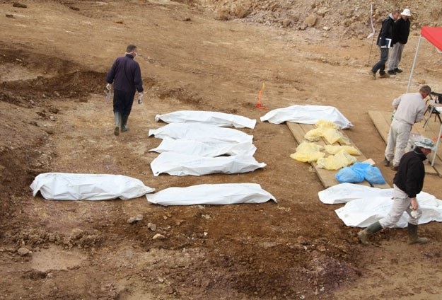 Topraktan 347 ceset çıkarıldı