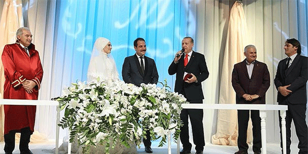 Nikah şahitliği yaptılar… Cumhurbaşkanı Erdoğan yalnız bırakmadı