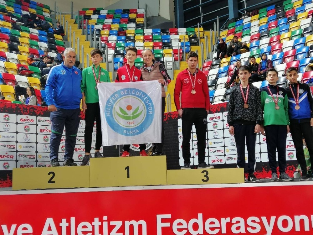 Nilüfer’e bir şampiyonluk da atletizmden 