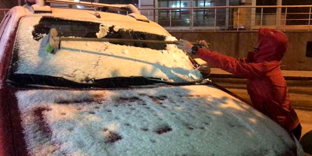 Nisan ayında kar sürprizi!