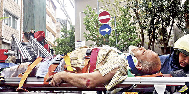 Nişantaşı’nda bina çöktü