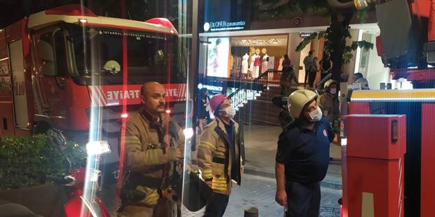 Nişantaşı'nda korku dolu anlar! Vatandaşlar sokağa döküldü